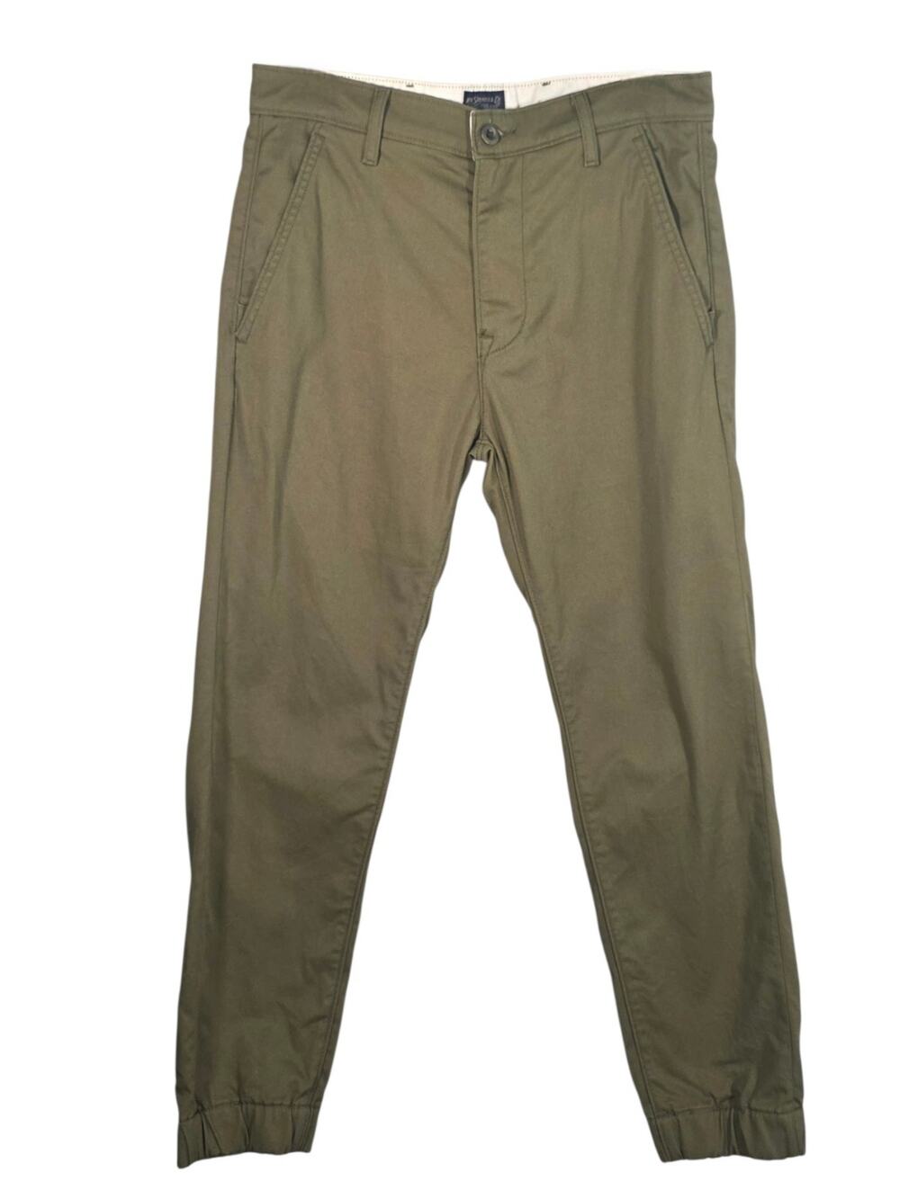 Levi's Olive Green Chino Jogger Pants High Rise Stretch 30x30 NWOT